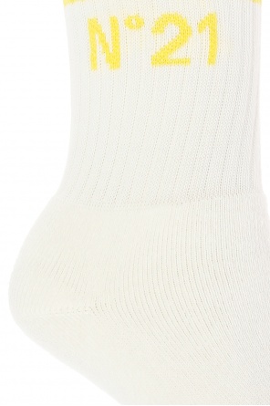 Logo-embroidered socks, zdjęcie 2 Logo-embroidered socks od N21